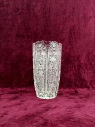 VINTAGE AVRUPA KRİSTAL VAZO , HÂLİYLE