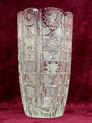 VINTAGE AVRUPA KRİSTAL VAZO , HÂLİYLE