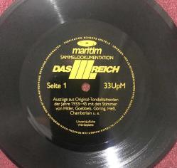 Das III. Reich - Sammel-Dokumentation - Flexi disc / 45'lik boyutunda 33 devir plak