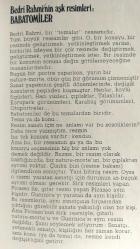 Bedri Rahmi (Eyüboğlu)Babatomiler (870 nolu baskı)
