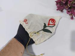 Eskilerden işlemeli Kese - Osmanlı Tarzı Para Altın Kesesi - Bozuk Para Kesesi