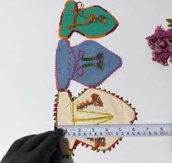 Eskilerden işlemeli Kese - Antika Kese - Osmanlı Tarzı Para Altın Kesesi - Bozuk Para Kesesi - 1789