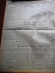 Yeni İstanbul Gazetesi - 14  Eylül 1953 - Mareşal Tito Müttefiklerine Dün Kati Teminat Verdi - Çalışmak Ve Yaşamak Yazan Habib Edib Törehan Köşe Yazısı - Mısır'da Vafd'cılar Tevkif Ediliyor - İran'da Kızıllarla Yapılan Mücadele - Kaçakçı Kadın Merzuka Akçam'ın Eşi Sedat Akçam Tevkif Edildi - İki Şeker Fabrikamızın Temeli Törenle Atıldı - Millet Partisi Hakkındaki Duruşma Başlıyor - Harika Çocuk İdil Biret - Türkiye Almanya Atletizm Maçında 111 81 Mağlup Olduk - Halide Edip Adıvar'ın Romanı Döner Ayna Yazı Dizisi - Yeni Yapılan Çatalca Ve Sarıgüzel Ocakları Açıldı - Eski Eminönü Halkevi Ve Yüksek Tahsil Gençliği - 961 Çin Esiri Geri Dönmek İstemiyor - Avrupa Tüy Siklet Boks Şampiyonası - Denizde Cinayet Telif Hakkı Keystone Yazı Dizisi - Ankara İstanbul İzmir Radyosu Programı - Hollywood'un En Cazibeli Yıldızı Marilyn Monroe'nin Manevi Babası Joe Schenk