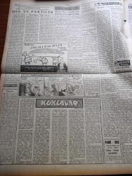 Ulus Gazetesi - 25 Mart 1959 - İşin Hazin Tarafı Yakup Kadri Karaosmanoğlu Köşe Yazısı - Din İstismarcılığı CHP Grupunda Görüşüldü - Irak Dün Bağdat Paktından Çekildi - İsmet İnönü 'yi İstanbul'da Büyük Sevgi Gösterisi - Orman Fakültesinde Boykot Devam Etti - Yurttaşlar Demokrat Parti'ye Habersiz Olarak Yazdırılıyor - Türk Hava Yolları Genel Müdürlüğü İstanbul'a Taşınıyor - Kuklalar Yazan Oktay Verel Yazı Dizisi - Tarihte Bugün Evliya Çelebi'nin Doğumu - Din Ve Partiler Yazan Hıfzırrahman Raşit Öymen - Irak İle Birleşik Arap Cumhuriyeti Münasebetleri İncelenecek - Siyasal Bilgiler Fakültesi Fikir Kulübü Faik Ahmet Barutçu Yazı Müsabakası Tertipledi - Küba'da 9 Kişi Kurşuna Dizildi - Kıbrıslı Türk Ve Rumlara Tazminat - Başkentte 24 Saat - Memetle Memet Yazan Ve Çizen Tonguç Yaşar - Baykara Çizgi Roman Tutsak - Sağına Skandalı Büyük Tepki Yarattı - Galatasaray Karagümrük Bugün Karşılaşıyor -  Genç Milli Takımımız Romanya İle Oynuyor - Basketbol Milli Takımımız Dün Polonyaya Gitti