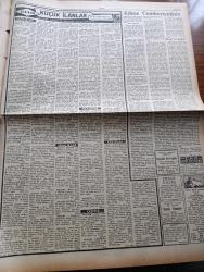 Ulus Gazetesi - 27 Mart 1959 - Aşağılık Ve Üstünlük Duyguları Yazan Yakup Kadri Karaosmanoğlu Köşe Yazısı - Samet Ağaoğlu İçin Meclis Tahkikatı Teklif Edildi - İsmet İnönü'nün Konuşması Sebebiyle 5 Gazete Hakkında Kovuşturma - CHP Meclis Grubu Din İstismarcılığı Konusunu Görüştü - Necip Fazıl Kısakürek Bolu'da Yakalandı - Tibet Hükümeti Bağımsızlık İlan Etmiş - Kuklalar Yazan Oktay Verel Yazı Dizisi - Kıbrıs Cumhuriyeti'nin Temel Kaideleri Yazan Hamdi Öner- Batı Almanya Amerika Birleşik Devletlerine Olan Borcunu Ödeyecek - Lübnan İle Arap Cumhuriyeti İşbirliğine Karar Verdiler - Beşiktaşlı Şöhretler Toplandılar - Hakkı Yeten - Memetle Memet Yazan Ve Çizen Tonguç Yaşar - Baykara Tutsak Çizgi Roman - Güreş Federasyonunda Başkanlığa Cenap Berksoy Yerine Vehbi Emre Getirildi -  Genç Milli Takım Bugün İtalya İle Oynuyor - Futbolda Transfer Taksit Ediliyor - Ankaragücü Antrenörü Bedri Kaya