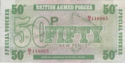 İngiliz Silahlı Kuvvetleri Özel Paraları yeni 50 pence