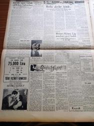 Ulus Gazetesi - 15 Ocak 1949 - Anayasanın Meselesi Yazan Hüseyin Cahit Yalçın Köşe Yazısı - Hasan Saka Kabinesi Dün İstifa Etti - Yeni Hükümetin Bugün Kurulacağı Tahmin Ediliyor - Büyük Millet Meclisinde Sırrı Bellioğlu'nun Af Teklifi Reddedildi - Sabahaddin Ali Muamması Öldürülmediğine Kaçtığına Dair Yeni Söylentiler Çıktı - CHP Genel Başkan Vekili Hilmi Uran Bugün Ankara'da - Hangisi Tadile Muhtaç Yazan Peyami Safa Köşe Yazısı - Bir Oyun Yazan Nurullah Ataç - Piyasada Bol Bol Kuru Kahve Var - Doktor Tahsin Tulga B.C.G. aşısı Tatbik Edilirken Bulundum Dedi - Avrupa'daki Savaşımız Yazan General Dwight D. Eisenhower Yazı Dizisi - Değişen Senfoni Yazan Robert Bourget Pailleron Yazı Dizisi - Birinci Küme Lig Maçları Geri kaldı - Uluslararası Uludağ Kupası Kayak Yarışmaları - Selahattin Pınar Sabite Tur Ve Fevzi Arslangil Bomonti Aile Saz Salonunda - Bulmaca - Radyo - Borsa - Aşktan Üstün Filmi Başrolde Ingrid Bergman Ve Gary Grant - Sevimli Yunan Yıldızı Nini Zaha Gar Gazinosunda