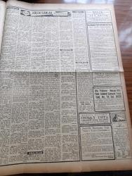Ulus Gazetesi - 9 Şubat 1959 - Milletvekili Ödenekleri İle Emekli Dul Ve Yetim Aylıklarına Zam - Türkiye Pahalılıkta Dünya İkincisi - Kıbrıs Adası Bağımsız Cumhuriyet Mi Olacak - Buz Üstünde Yazılar Yazan Yakup Kadri Karaosmanoğlu Köşe Yazısı - Galatasaray Adalet'i 6 0 Yendi - Sivas Defterdarı Sungur Mavi İsmet İnönü'nün Elini Öptüğü İçin Elinden Ek Görevi De Alındı - Kuklalar Yazan Oktay Verel Yazı Dizisi - Tunceli Kültür Derneğinin Çayı - Melih Cevdet Hazineler İçindesin Siiri- Başkentte 24 Saat - Ankara'da Sinema ve Tiyatro Programı - Ankara İstanbul Radyosu Programı - Baykara Tutsak Çizgi Roman - Basından Özetler - Willys Overland Pick-up Kamyoneti - Sana Nebati - Talihsiz Yetime Filmi Başrolde Ahmet Tarık Tekçe Muazzez Arçay Sadri Karan - Bana Gönül Bağlama Filmi Başrolde Neriman Köksal Ekrem Bora Altan Erbulak Ve Fatma Andaç - Diş Tabibi Cemal Altan