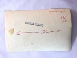 FENERBAHÇE'NİN EFSANESİ ORDİNARYUS LEFTER KÜÇÜKANDONYADİS'İN ORİJİNAL FOTOĞRAFI, 18 x 12 cm EBADINDA - SİYAH & BEYAZ - LEFTER'İN ANTALYASPOR TEKNİK DİREKTÖRÜ OLDUĞU DÖNEMDEN BİR FOTOĞRAF - 1969 - 1970