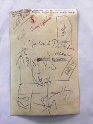 FENERBAHÇE'NİN EFSANESİ ORDİNARYUS LEFTER KÜÇÜKANDONYADİS'İN ORİJİNAL FOTOĞRAFI, 18 x 12 cm EBADINDA - SİYAH & BEYAZ - LEFTER, SAMSUNSPOR TEKNİK DİREKTÖRÜYKEN KULÜP BAŞKANI SAFFET ULUSOY İLE BİRLİKTE FOTOĞRAF ÇEKTİRDİĞİ ANLARDAN BİR KARE, 1971