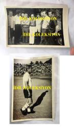 FENERBAHÇE'NİN EFSANESİ ORDİNARYUS LEFTER KÜÇÜKANDONYADİS'İN ORİJİNAL 2'Lİ FOTOĞRAF SETİ, 18 x 12 cm EBADINDA - SİYAH & BEYAZ -LEFTER, ORDUSPOR'DAYKEN ÇEKİLMİŞ 2 FOTOĞRAF, 1973 - 1974