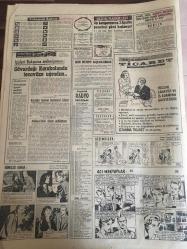 HÜRRİYET GAZETESİ 29 TEMMUZ 1965-Suzan Sözen--Irak jetleri Çukurca ya 7 bomba attı ---Kıbrıs Raporu --El değmemiş  bozuk para koleksiyonu ihraç ediyoruz ---Kıbrıs Türk Cemaati ayrı seçim yapacak ---Almanya da ki işçilerimiz bu yıl 500 milyon lira gönderecek ---Bursa olayı sanıklarından 8 i tahliye edildi --Dayısının oğlunu kalbinden vurdu --CKMP Nazı Tarzı ile ele geçirilmek  isteniyor --Oğlunu öldüren  emekli yarbay  20 yıla mahkum oldu ---Aşı  kampanyasına 2 Ağustos pazartesi günü başlanıyor ---İsrailli Yolcu Napoli de İskenderun gemisinden denize düşüp kayboldu --Mikrofonda 25 .Yıl  :Zeki Müren ---Beşiktaş yeni futbol sezonunu dün açtı --Fenerbahçe de yeni sezona bugün giriliyor --Beyoğluspor kulübü Sabri nin mukavelesini yarın temdit ediyor --İskenderun da ki Atatürk Stadyumunda Çökme Oldu --Emirgan kampındaki güreş çalışmaları devam ediyor --Meşhur John Charles topa veda etti --Federasyon Sabri Kiraz a izin vermedi ---Sosyete Gülü ,Aşığı ile Bir Olup Kocasını Öldürdü --