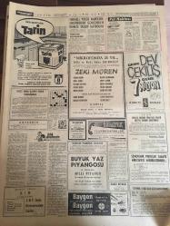 HÜRRİYET GAZETESİ 29 TEMMUZ 1965-Suzan Sözen--Irak jetleri Çukurca ya 7 bomba attı ---Kıbrıs Raporu --El değmemiş  bozuk para koleksiyonu ihraç ediyoruz ---Kıbrıs Türk Cemaati ayrı seçim yapacak ---Almanya da ki işçilerimiz bu yıl 500 milyon lira gönderecek ---Bursa olayı sanıklarından 8 i tahliye edildi --Dayısının oğlunu kalbinden vurdu --CKMP Nazı Tarzı ile ele geçirilmek  isteniyor --Oğlunu öldüren  emekli yarbay  20 yıla mahkum oldu ---Aşı  kampanyasına 2 Ağustos pazartesi günü başlanıyor ---İsrailli Yolcu Napoli de İskenderun gemisinden denize düşüp kayboldu --Mikrofonda 25 .Yıl  :Zeki Müren ---Beşiktaş yeni futbol sezonunu dün açtı --Fenerbahçe de yeni sezona bugün giriliyor --Beyoğluspor kulübü Sabri nin mukavelesini yarın temdit ediyor --İskenderun da ki Atatürk Stadyumunda Çökme Oldu --Emirgan kampındaki güreş çalışmaları devam ediyor --Meşhur John Charles topa veda etti --Federasyon Sabri Kiraz a izin vermedi ---Sosyete Gülü ,Aşığı ile Bir Olup Kocasını Öldürdü --