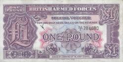 İngiliz Silahlı Kuvvetleri Özel Paraları 1paund
