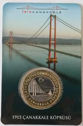 2020  YILI  1 LİRA   15 Temmuz Çanakkale Köprüsü   ÖZEL FOLDERİNDE