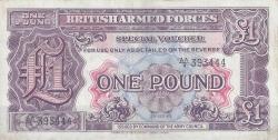 İngiliz Silahlı Kuvvetleri Özel Paraları 1paund