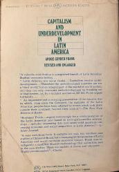 Capitalism and Underdevelopment in Latin America