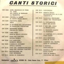 Collana Canti Storici - Fiscia Il Sasso - Il canto Degli Arditi - 45'lik plak