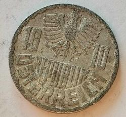 AVUSTURYA  1955   10 GROSCHEN