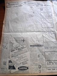 Cumhuriyet Gazetesi - 26 Kasım 1958 - Neye Benzer Yazan Nadir Nadi Köşe Yazısı - İsmet İnönü Adnan Menderes'in Trakya Konuşmasına Dün Cevap Verdi - Cumhuriyetçi Millet Partisi Milletvekili Fazıl Yalçın CHP'ye Geçti - Edirne'nin Kurtuluş Bayramı Töreninde Selimiye Camii Önünden Geçen Tank Fotoğraf - Fesat Çıkartmak Suçundan Sanık 8 Subay Beraat Etti - Muhbir Samet Kuşçu İki Yıl Hapse Mahkum Oldu - Üniversite Kömür Parası Bulamıyor - Yılbaşına Kadar 1520 İşçi İşsiz Kalacak - Şapka Devriminin 33. Yıldönümü - Üniversite Kömür Parası Bulamıyor - Doktor Jivago Yazan Boris Pasternak Yazı Dizisi - Ne Ekersen Yazan Ömer Sakıp Yazı Dizisi - Hamamlar Kontrol Ediliyor - Profesör Nümbüs'ün Maceraları Çizgi Roman - Bir Türk Halısı Amerika'da 250 Bin Dolara Satışa Çıkarıldı - Öğrenci Bursları 225 Liraya Çıkarılıyor - Lüküs Hayat Şen Ses Tiyatrosunda - Ekrem Reşid Rey -  İstanbul Ankara Radyosu Programı - Dünyanın Alâkadar Olduğu Maç Real Madrid Beşiktaş -  Aksel Çamaşırları Makineleri -Mehmet Ali Has