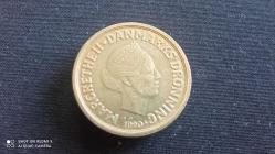 DANİMARKA 20 KRON 1990