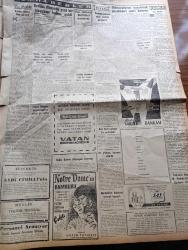 Cumhuriyet Gazetesi - 19 Kasım 1958 - Atatürk'ü Ebedi Uykusuna Daldığı Dakikaları Gösteren Bu Resmi Akil Muhtar Çizmiştir - İsmet İnönü Dün Güçbirliğinin Temel Fikirlerini Açıkladı - İktidar 1957 Seçimlerinin Kütüklerinde Aksaklıklar Olduğunu Dün Kabul etti - Başbakan Adnan Menderes Rahatsız - Kıbrıs'ta EOKA'cı 3 Rum Polisi Yakalandı - Sudanda Memurlar Hükümeti Kuruldu - Danimarka Bize Kredi Açıyor - Doktor Jivago Yazan Boris Pasternak Yazı Dizisi - Ne Ekersen Yazan Ömer Sakıp Yazı Dizisi - Kitap Haftası Dün Sona Erdi - Berlin Dünyada Yeni Bir Çıbanbaşı Haline Geldi - Burhan Felek Köşe Yazısı - - Soprano Leyla Gencer'in Washington'da Yaptığı Basın Toplantısı - İmparator Wilhelm'in Torunu Cumhurbaşkanı Mı Olacak - Kıbrıs'ın Fenerbahçesi Denilen Doğan Türk Birliği Bayraktar Kupasını Aldı - A Ve B Milli Namzetler İlk Antrenmanını Yaptılar -  Basri Dirimlili Antrenmana Çıkacaktır - Beşiktaş Real Madrid Maçının Bir Dakikası 55 Kuruş - Hayat Cehennemi Filmi Başrolde Belgin Doruk