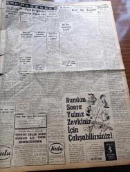 Cumhuriyet Gazetesi - 15 Kasım 1958 - İş Gücü Yazan Nadir Nadi Köşe Yazısı - Samed Ağaoğlu'nun İstifası Dün Mecliste Açıklandı - İstanbul'un Her Tarafında Kıyafet Kanuna Aykırı Giyinenler - Ecvet Güresin Köşe Yazısı - Kıbrıs'ta EOKA'nın Katlettiği Türkler - Isparta Dinar Şakileri Yakalandı - Otobüs Ve Tünele Yüzde Elli Zam Yapılıyor - Ata'nın Ölüm Yıldönümü Pulu Nasıl Hazırlandı - Doktor Jivago Yazan Boris Pasternak Yazı Dizisi - Ne Ekersen Yazan Ömer Sakıp Yazı Dizisi - Profesör Nümbüs'ün Maceraları - Yahya Kemal İle Sohbetler Nasıl Şiir Yazardı Yazan Sermet Sami Uysal - Ruhi Bahisler - Judo'nun Esrarı - A ve B Milli Takımlar İlan Edildi - Real Madrid'e Karşı Oyunundan Dolayı Beşiktaş'a Tebrik Yağıyor - Dolmabahçe'de Galatasaray Adalet Bugün Oynuyorlar - Faun Benzin Ve Dizel Kamyonları - Puro Tuvalet Sabunu - Piyale Makarnası - Parker Quink Mürekkep - Türkiye Şeker Fabrikaları Güreş Şampiyonası Bitti - Bugünkü Basketbol Lig Maçları