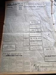 Cumhuriyet Gazetesi - 13 Kasım 1958 -Leyla Gencer- Demokrat Parti Meclis Grubu - Celal Bayar'ın Sözlerine Dair Soru - Ekmeğin Gramajı 508 Grama Düşürülüyor - Türkiye'de Bolluk Ve Refahtan Bahseden Film Yuhalandı - Gazeteci Tarık Halulu İzmir Cezaevine Giriyor - Iraklı Türklerin Acıklı Durumu - Amerika Ve Avrupa'da Sanatkarlarımız Adnan Saygun Leyla Gencer Ve Belkıs Aran'ın Başarıları - Doktor Jivago Yazan Boris Pasternak Yazı Dizisi - Ne Ekersen Yazan Ömer Sakıp Yazı Dizisi - Yazar Susan Sözen'in Kitabı Sahibini Arayan Kadın Fransa'da Yayınlandı - Yahya Kemal İle Sohbetler Yazan Sermet Sami Uysal - Burhan Felek Köşe Yazısı - Üniversitesilerarası Tiyatro Festivali - Dünya Yelken Şampiyonası 1961 de İstanbul'da Olacak - Fenerbahçe Dün Beykoz'u Yendi - Vefa Lokomotife Dün 5 0 Yenildi - Adalet Kulübü Menajeri Sadri Usoğlu İle Futbolcu B. Ali Kavga Etti - Aksel Çamaşır Makineleri - Aqua Velva Losyon  - Şişli Halaskargazi Caddesinde Site Sineması Açılıyor - Beşiktaş Real Madrid Maçı