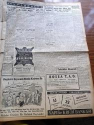 Cumhuriyet Gazetesi - 13 Kasım 1958 -Leyla Gencer- Demokrat Parti Meclis Grubu - Celal Bayar'ın Sözlerine Dair Soru - Ekmeğin Gramajı 508 Grama Düşürülüyor - Türkiye'de Bolluk Ve Refahtan Bahseden Film Yuhalandı - Gazeteci Tarık Halulu İzmir Cezaevine Giriyor - Iraklı Türklerin Acıklı Durumu - Amerika Ve Avrupa'da Sanatkarlarımız Adnan Saygun Leyla Gencer Ve Belkıs Aran'ın Başarıları - Doktor Jivago Yazan Boris Pasternak Yazı Dizisi - Ne Ekersen Yazan Ömer Sakıp Yazı Dizisi - Yazar Susan Sözen'in Kitabı Sahibini Arayan Kadın Fransa'da Yayınlandı - Yahya Kemal İle Sohbetler Yazan Sermet Sami Uysal - Burhan Felek Köşe Yazısı - Üniversitesilerarası Tiyatro Festivali - Dünya Yelken Şampiyonası 1961 de İstanbul'da Olacak - Fenerbahçe Dün Beykoz'u Yendi - Vefa Lokomotife Dün 5 0 Yenildi - Adalet Kulübü Menajeri Sadri Usoğlu İle Futbolcu B. Ali Kavga Etti - Aksel Çamaşır Makineleri - Aqua Velva Losyon  - Şişli Halaskargazi Caddesinde Site Sineması Açılıyor - Beşiktaş Real Madrid Maçı