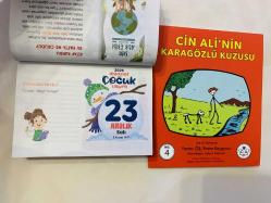 23 Aralık 2025 hediyelik orijinal Diyanet Çocuk takvim yaprağı (Cin Ali kitabı hediyeli:)