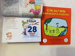 28 Aralık 2025 hediyelik orijinal Diyanet Çocuk takvim yaprağı (Cin Ali kitabı hediyeli:)