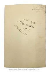 [FOTOĞRAF] ERKEN CUMHURİYET DÖNEMİ LOZAN HATIRASI Takım elbiseli beyefendi portre Tevfik Bey biraderimize Lozan hatırası olmak üzere, 3.6.1938 tarihlidir.