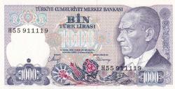 7. Emisyon H55 Serisi Blok Radar 1000 Türk Lirası
