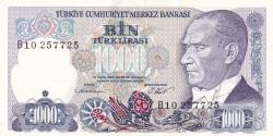 7. Emisyon B10 Serisi 1000 Türk Lirası