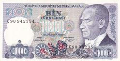 7. Emisyon C90 Serisi Seri Sonu 1000 Türk Lirası