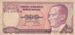 7. Emisyon B01 Serisi Seri Başı 100 Türk Lirası