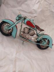 MOTORSİKLET, METÂL DEKORLUK BÜYÜK BOY. 29 CM.