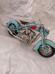 MOTORSİKLET, METÂL DEKORLUK BÜYÜK BOY. 29 CM.