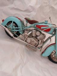 MOTORSİKLET, METÂL DEKORLUK BÜYÜK BOY. 29 CM.