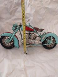 MOTORSİKLET, METÂL DEKORLUK BÜYÜK BOY. 29 CM.