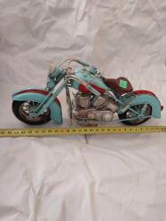 MOTORSİKLET, METÂL DEKORLUK BÜYÜK BOY. 29 CM.