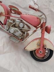MOTORSİKLET, METÂL DEKORLUK BÜYÜK BOY. 29 CM.