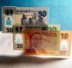 Nijerya  10,20,50  Naıra  3 lü  para  Seti  polimer
