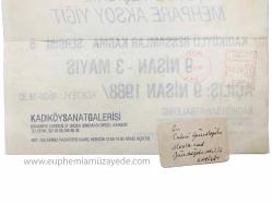 [SERGİ AFİŞİ] Kadıköy Sanat Galerisi Kadıköylü Ressamlar Karma Sergisi 5 - 1988