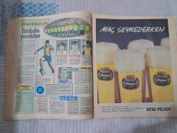 MİLLİYET SPOR İTALYA 1990 DÜNYA KUPASI MESUT YAVUZ  EFES PİLZEN OMEGA REKLAMLI  VAN BASTEN MARADONA MALDİNİ ROBERTO BAGGIO HAGİ ROMARİO MATTHAUS LINEKER GULLIT RIJKAARD
