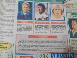 MİLLİYET SPOR İTALYA 1990 DÜNYA KUPASI MESUT YAVUZ  EFES PİLZEN OMEGA REKLAMLI  VAN BASTEN MARADONA MALDİNİ ROBERTO BAGGIO HAGİ ROMARİO MATTHAUS LINEKER GULLIT RIJKAARD