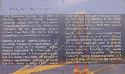 1915 Çanakkale Köprüsü Bronz Hatıra Parası (SERTİFİKALI)