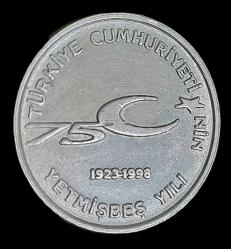 1999 yılı 75 inci yıl Hatırı parası 100 Bin Lira