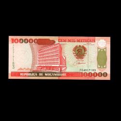 MOZAMBİK (1993) - 100.000 Meticais (ÇİL 10/10)