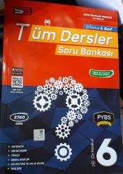 6.Sınıf Tüm Dersler Soru Bankası  2017 Yılı Basım SBM  Yayınları